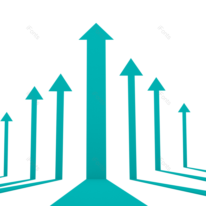 箭头图片,图表元素,蓝色PNG,箭头素材免抠素材